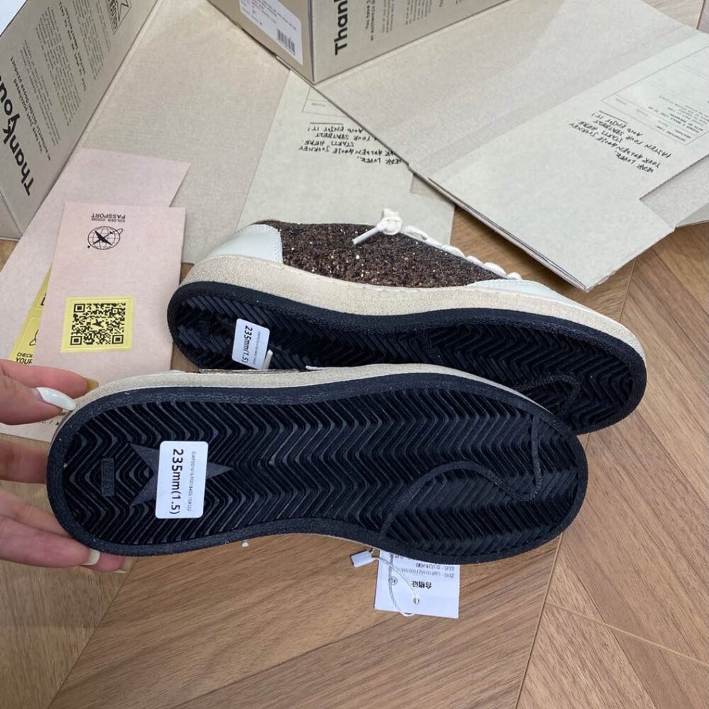 Brand new vintage finish Golden Goose-Super-Star women's casual sneakers - Picture 8 of 10